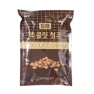 초콜릿 청크 1kg (코코아메스 36%, 코코아버터 4%) 상품 이미지 1